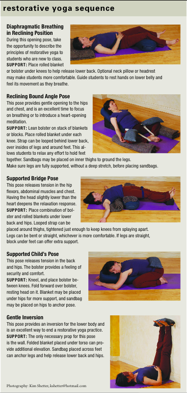 restorative yoga no props