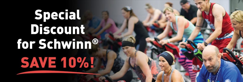 Special Discount for Schwinn Instructors - Save 10%