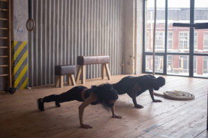 Plyometric cardio class