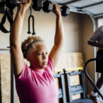 Woman resistance training