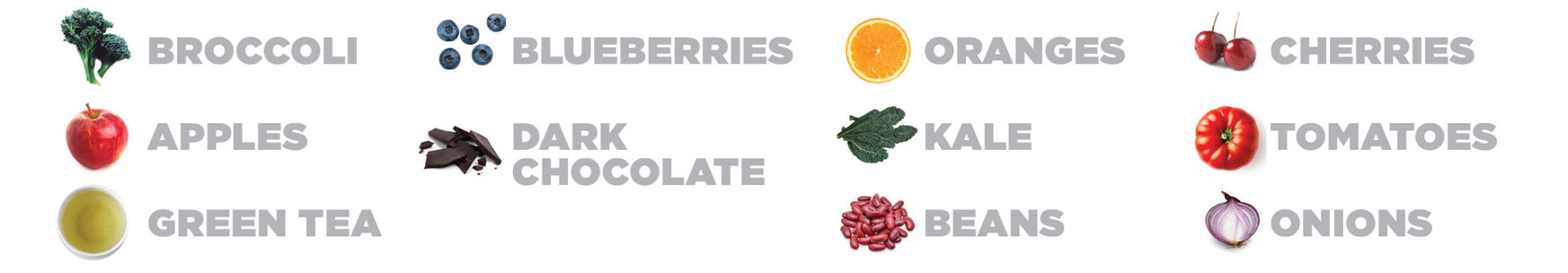 Flavonoid foods