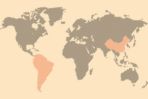 Exercise trends in China and South America