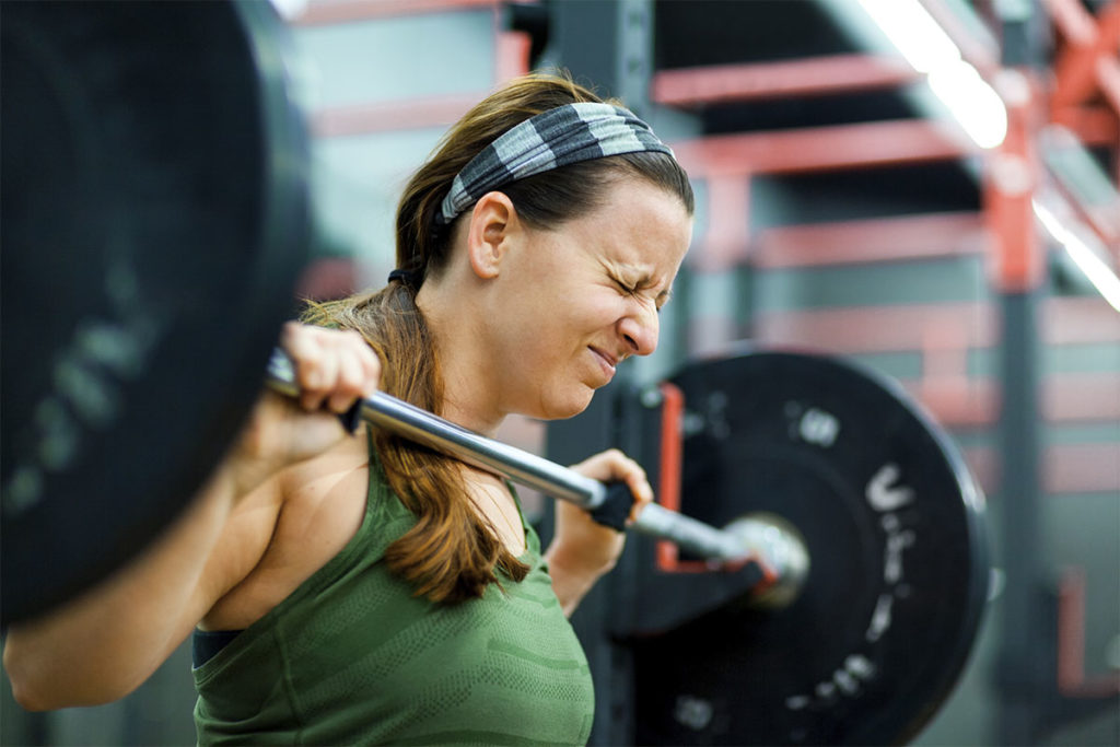 Training through pain