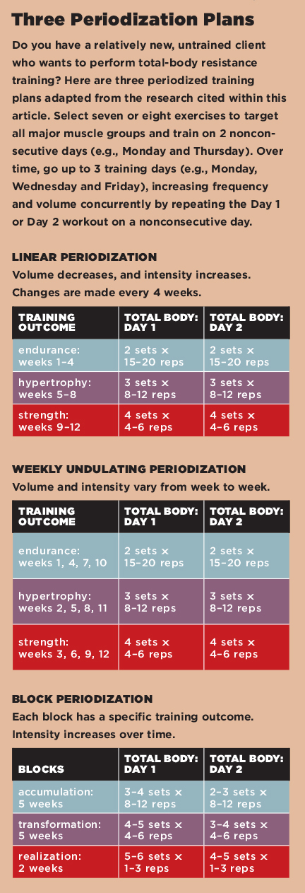 Periodization Plans