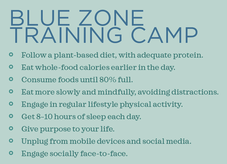 Blue Zone Training Camp
