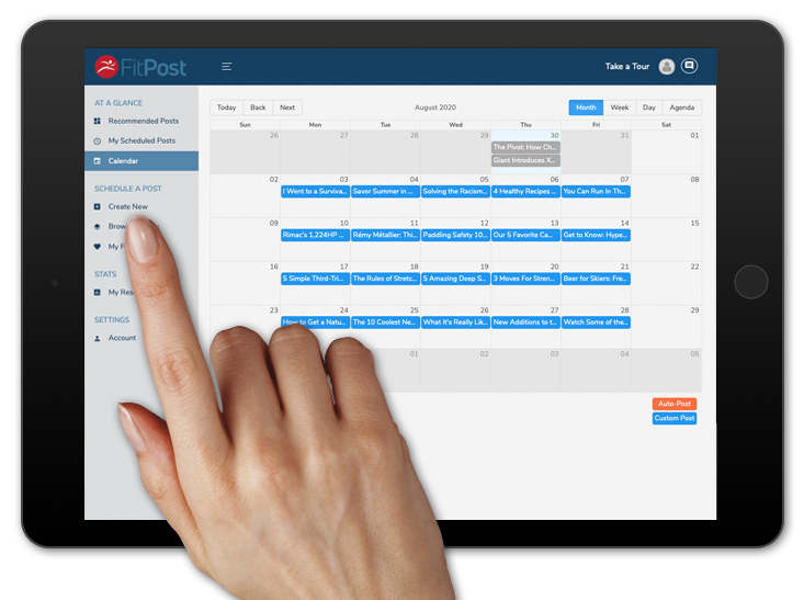 Fitpost Social Media Management Tool for Fitness Professionals IDEA