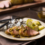 Pork Tenderloin with Poblano Vinaigrette