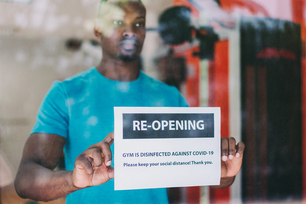 Reopening a gym during COVID-19