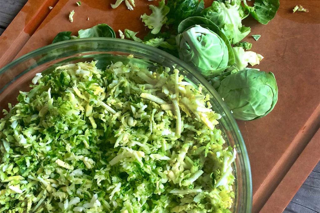 Brussels sprouts slaw