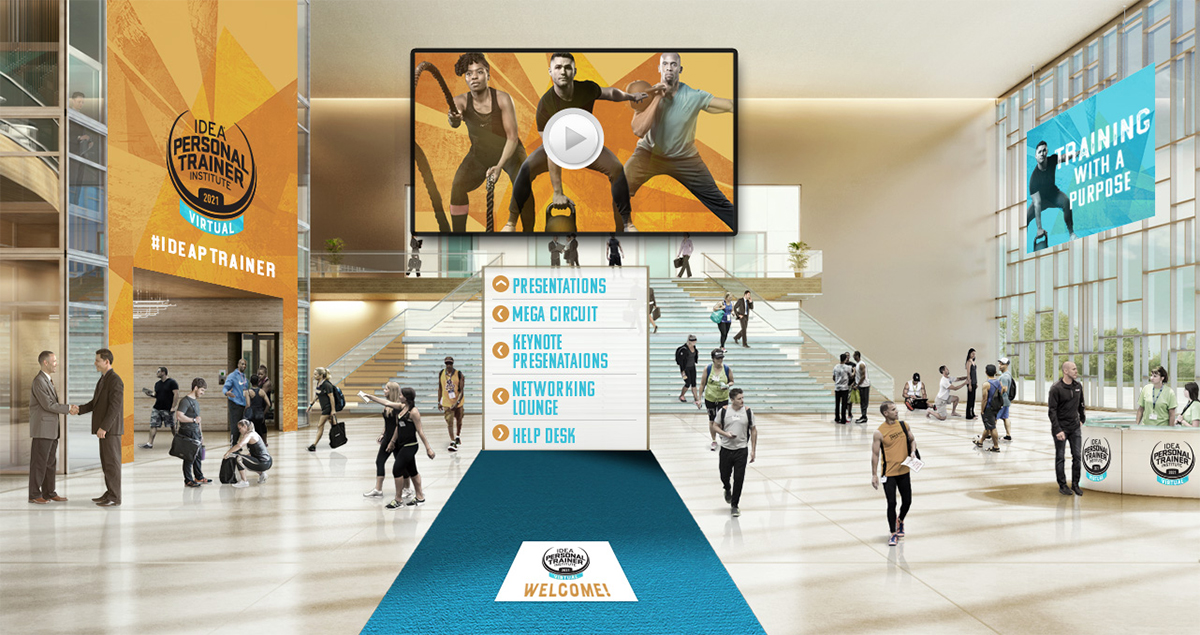 Personal Trainer Institute Virtual Lobby
