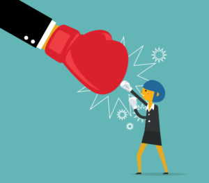 Woman using anger as a tool for growth.