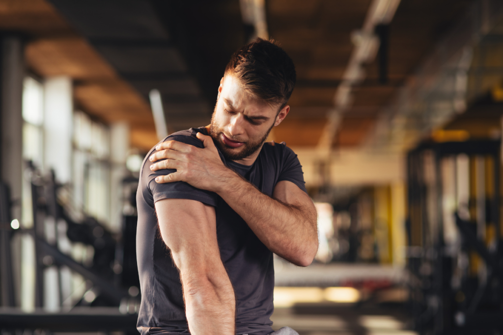 Man with Shoulder pain