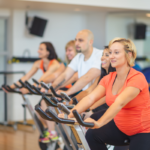 Family Fitness indoor cycling