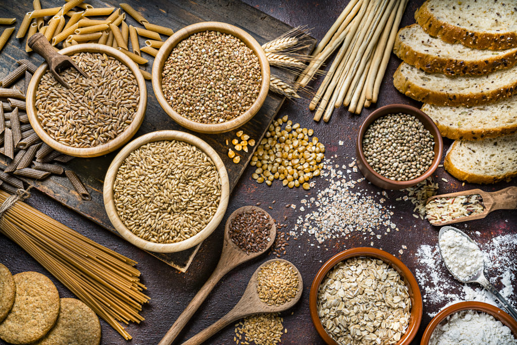 Assortment of whole grains