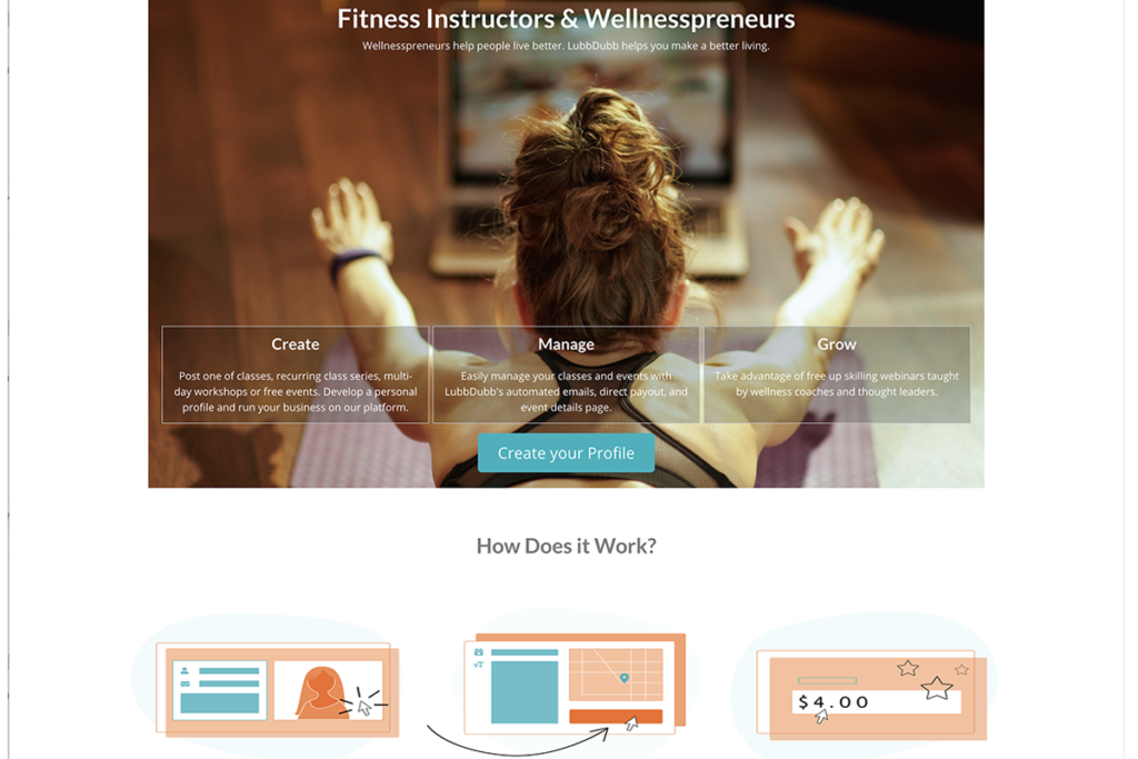 Online Fitness Platform Lubbdubb