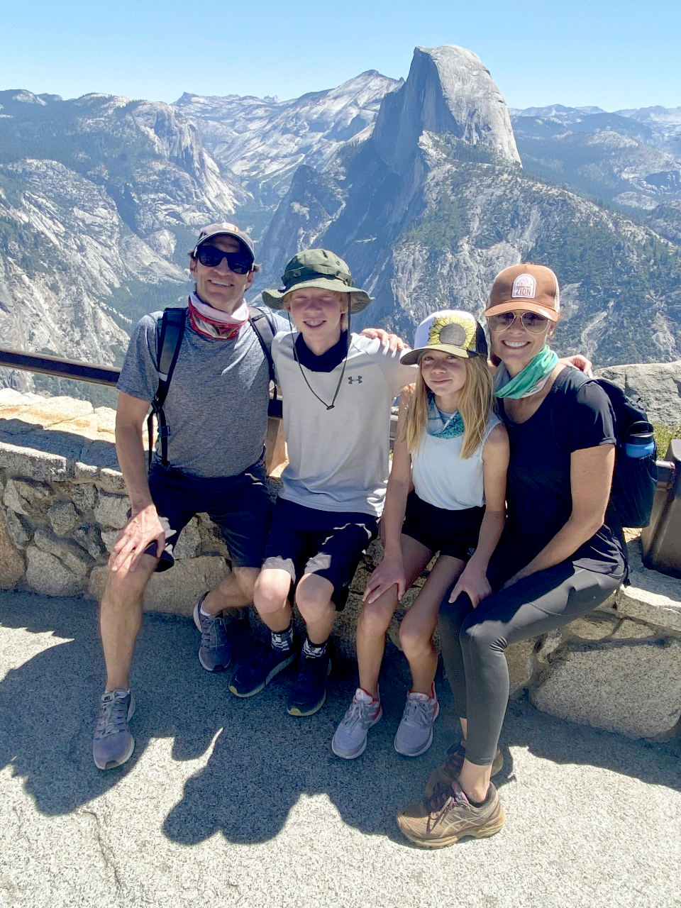 Stewart Gordon and his family