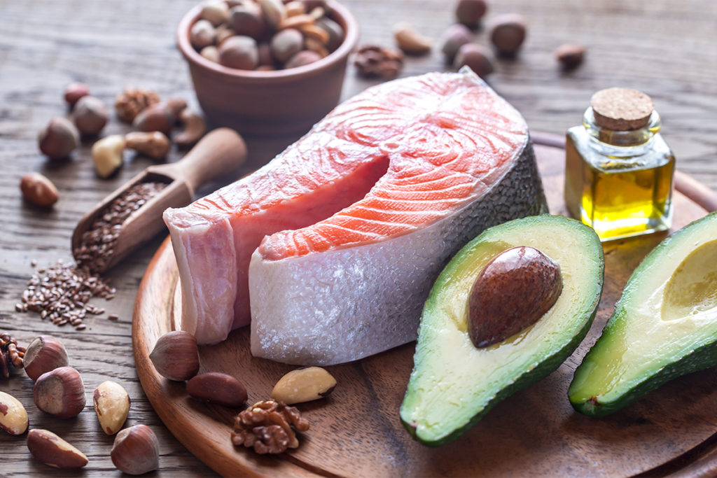 Foods with healthy fats
