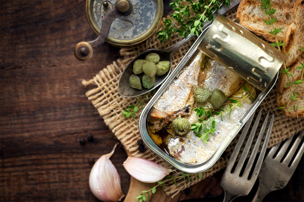 Sardine sandwich