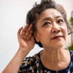 Older woman with hearing loss