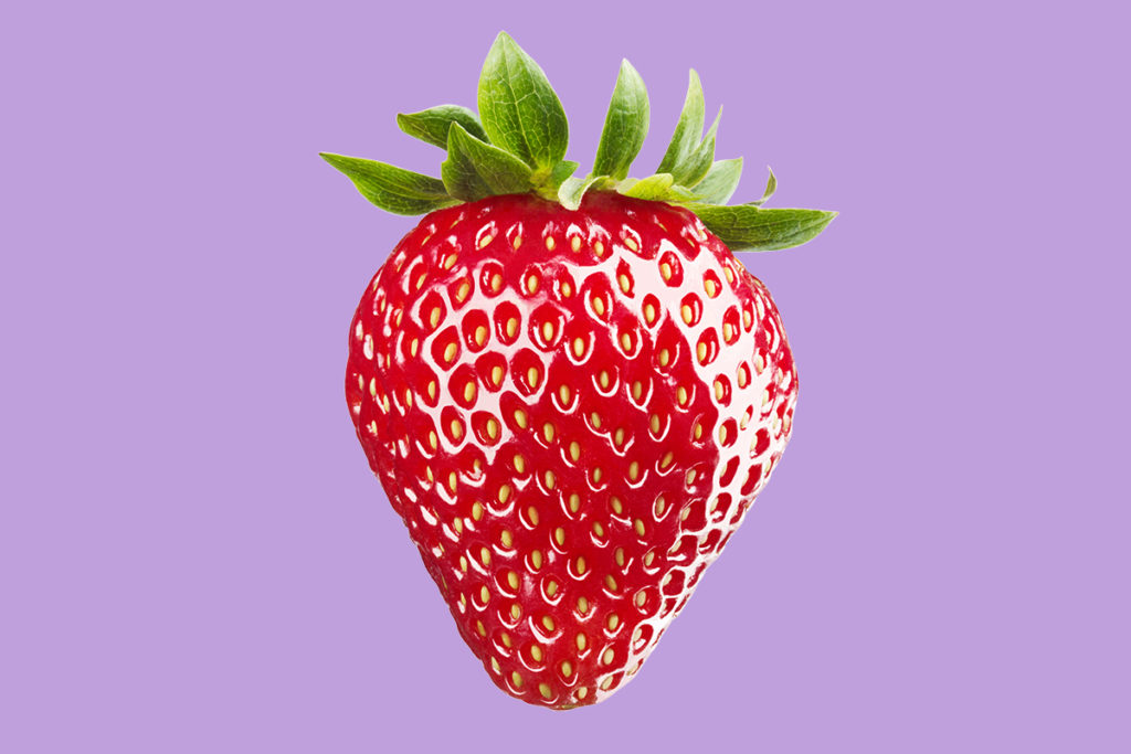 bio-nanocomposite on strawberry