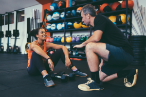 Personal trainer rebuilding fitness business