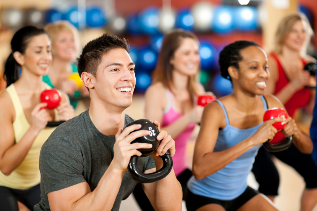 Fitness classes for the masses