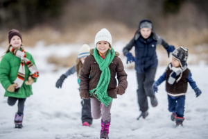 Kids exercising to reduce inflammation in kids