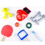 Exercise equipment for Parkinson's disease clients.