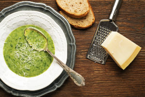Cream of chard soup