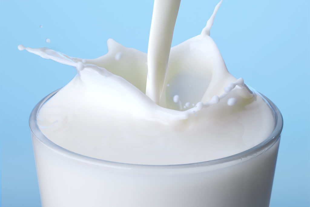 Cup of milk to show the link between dairy and inflammation