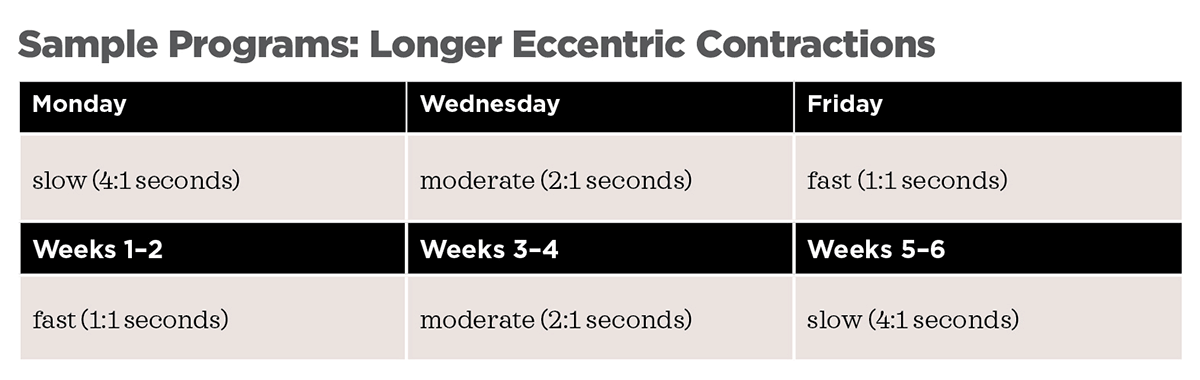 Sample of Longer Eccentric Contractions