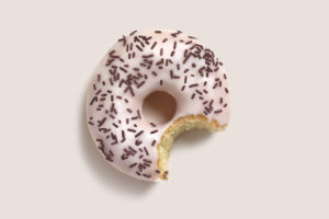 Donut to represent ultraprocessed food