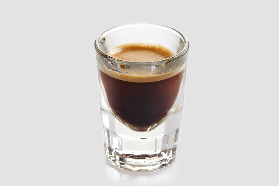 Shot of espresso w/ caffeine