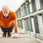 Older man active aging