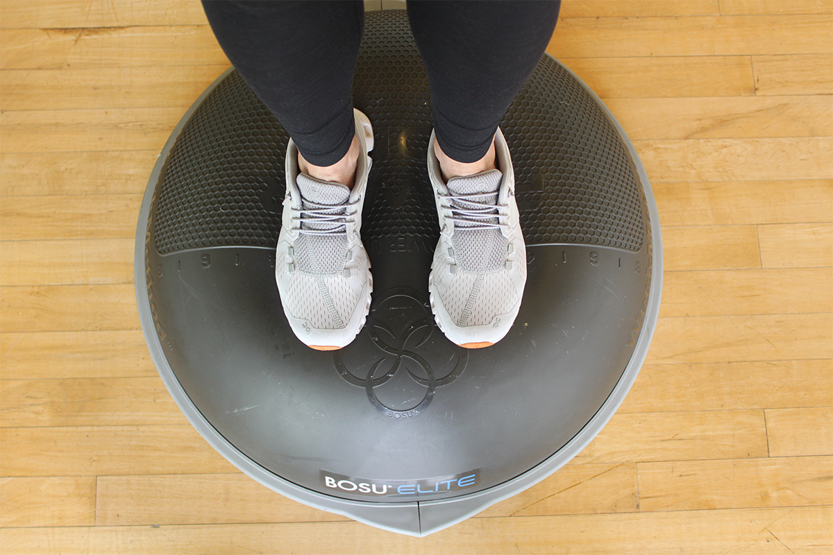 Feet on Bosu