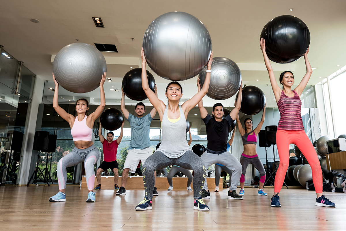 Group fitness class