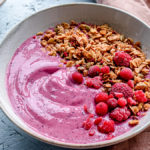 Raspberry Granola Chia Pudding