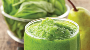 Spinach pear smoothie