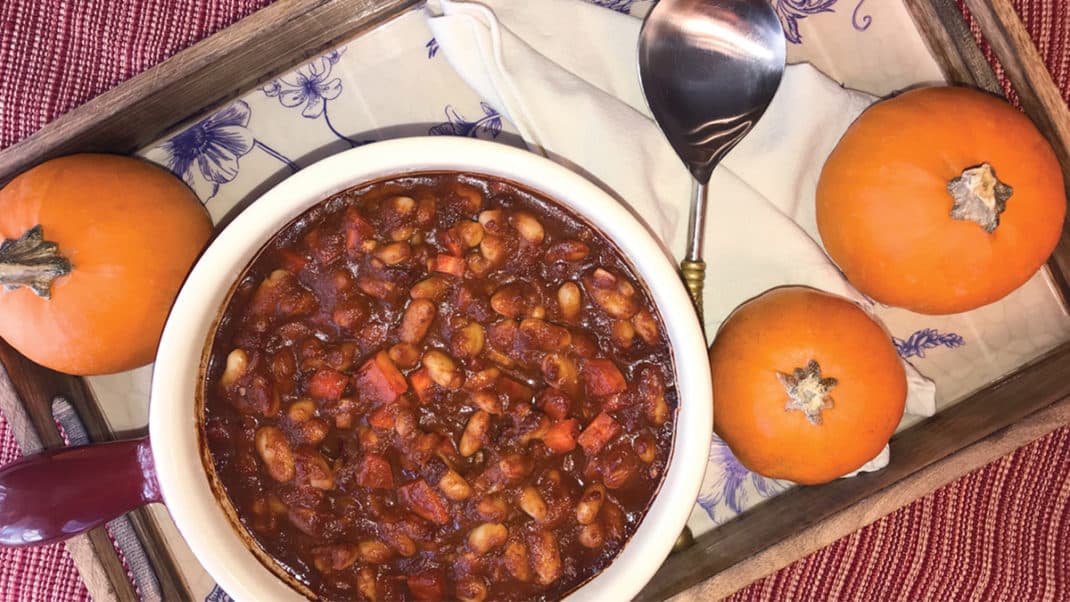 Chipotle Pumpkin Baked Beans