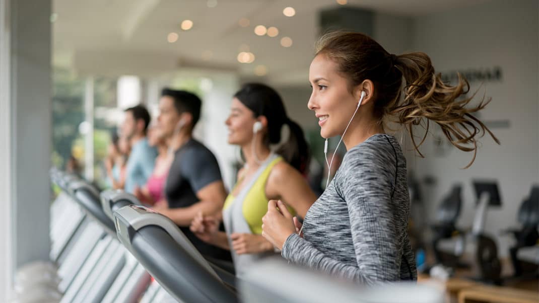 Fitness participation at a gym