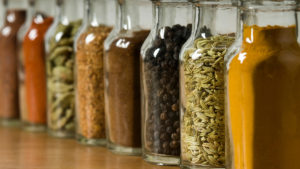 Bacteria in spice containers