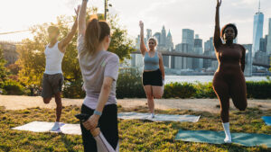 Group fitness class to show specialty certificates