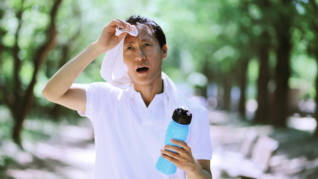 exercising in the heat