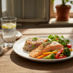 Balanced meals supporting increased calorie intake
