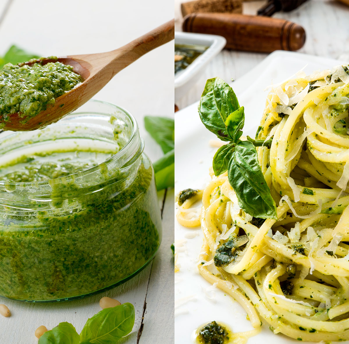 Recipe for Health Spinach and Caper Sauce on Pasta IDEA Health