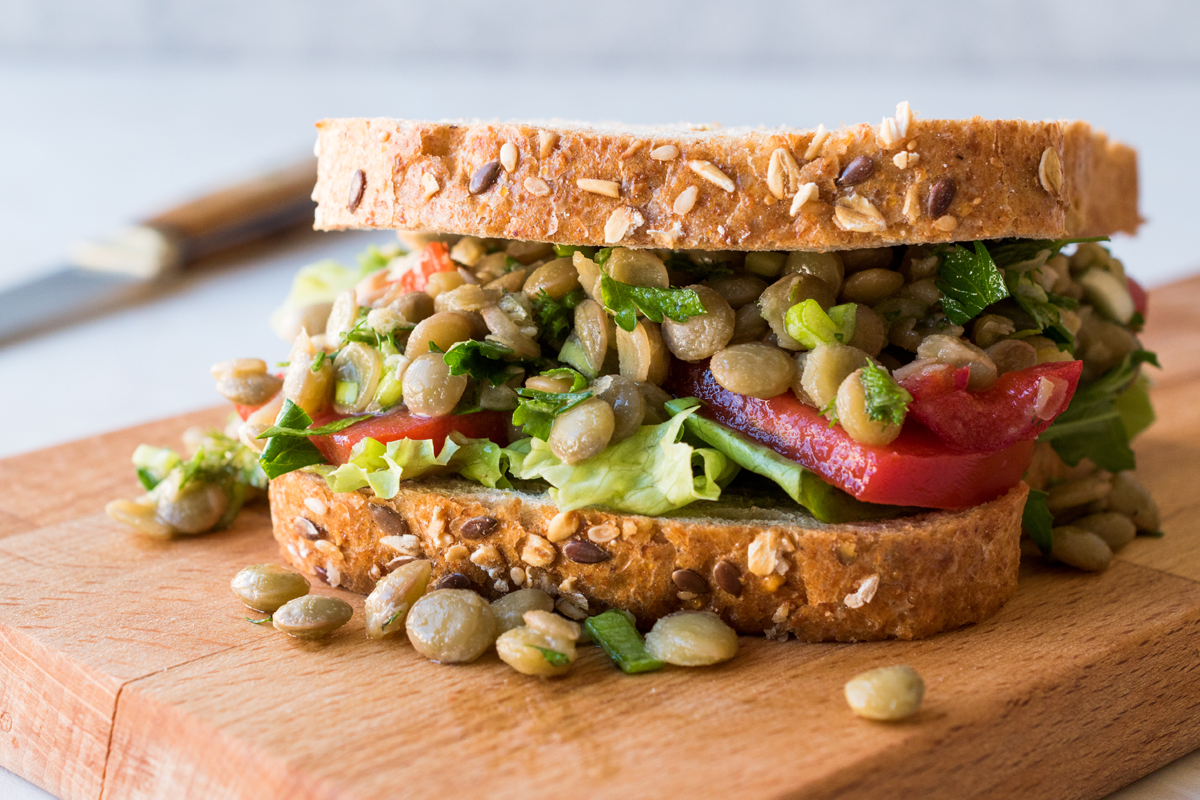 Recipe for Health: Mediterranean Lentil Sandwiches - IDEA Health ...