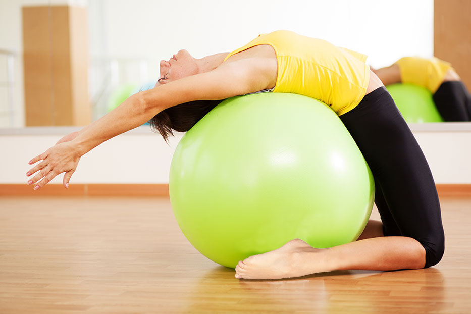 ball yoga